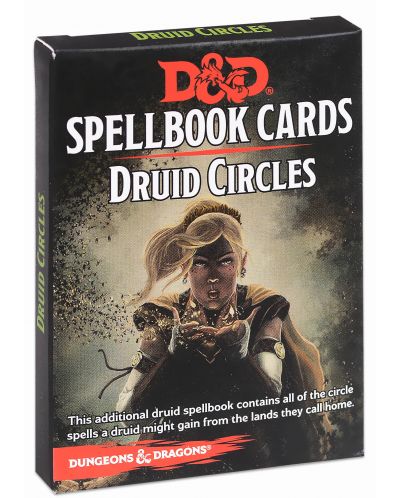 Допълнение за ролева игра Dungeons & Dragons - Druid Circles Spell Deck - 1
