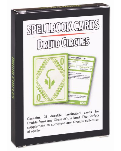 Допълнение за ролева игра Dungeons & Dragons - Druid Circles Spell Deck - 2