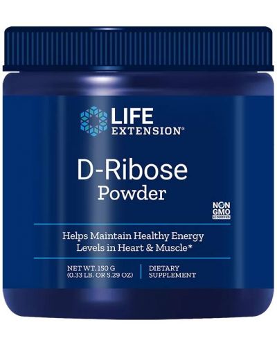 D-Ribose Powder, 150 g, Life Extension - 1