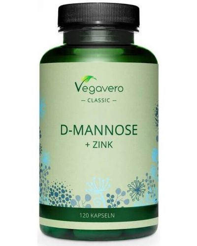 D-Mannose + Zink, 120 капсули, Vegavero - 1