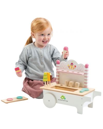 Дървена количка за сладолед Tender Leaf Toys - 4