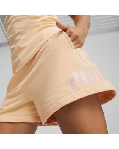 Дамски къси панталони Puma - ESS+ Summer Daze 5'', размер M, оранжеви - 6