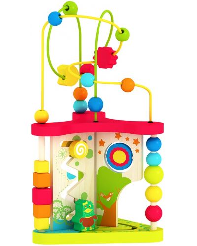 Дървена играчка Acool Toy - Дидактическа Монтесори кула - 2