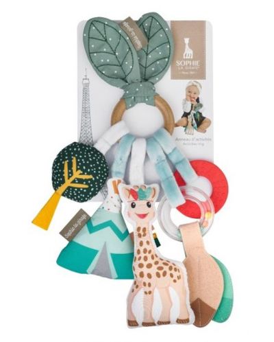 Дървена играчка Sophie la Girafe - Пръстен със занимателни елементи - 2