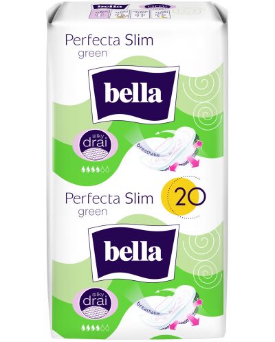 Bella Perfecta Green Дамски превръзки, 20 броя - 1