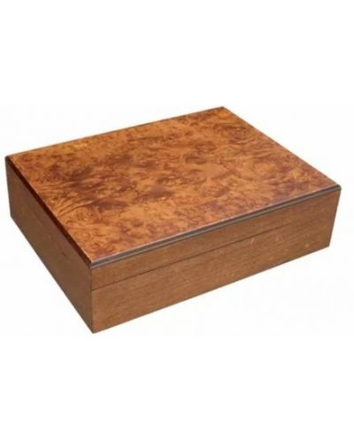 Дървена кутия Modiano - Radica, с 200 покер чипа и карти - 2