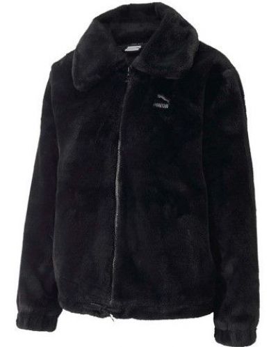 Дамско яке Puma - Classics Faux Fur, черно - 1