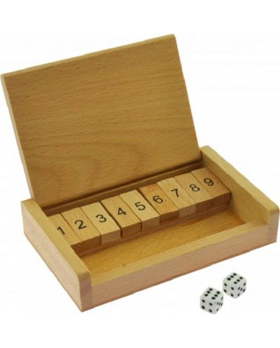 Дървена игра за смятане Goki - Затвори кутията - 2