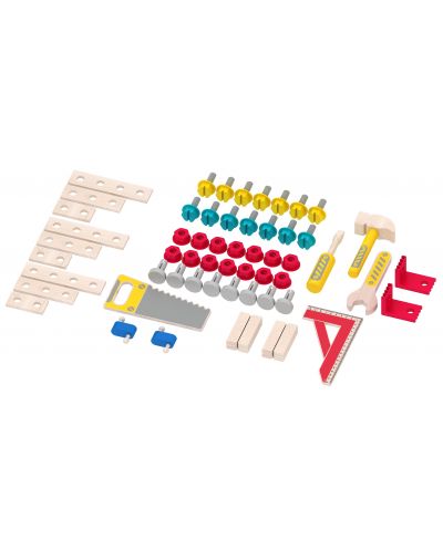 Дървен комплект Acool Toy - Работна маса с инструменти - 2