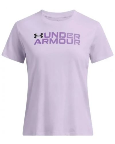 Дамска тениска Under Armour - UA Big Logo, лилава - 1