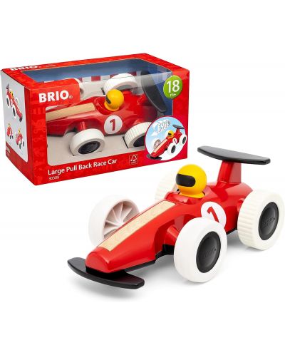 Дървена играчка Brio - Състезателна кола - 1