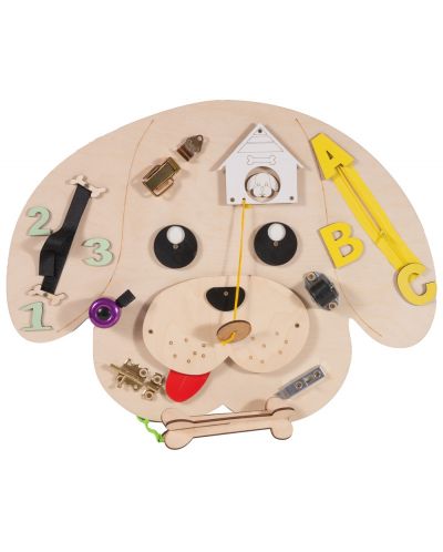 Дървена Монтесори дъска Moni Toys - Куче - 1