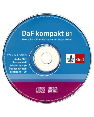 DaF kompakt: Немски език - ниво B1 + 2 CD - 3