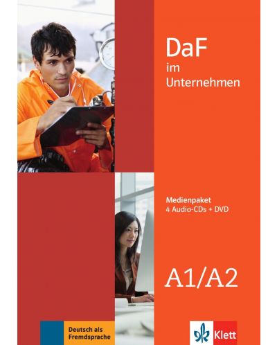 DaF im Unternehmen A1-A2 Medienpaket 4 CD+DVD - 1