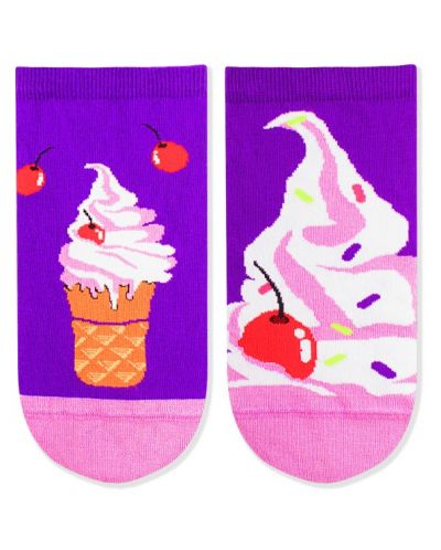 Дамски чорапи Pirin Hill - Arty Socks Sneaker Summer, размер 35-38, лилави - 1