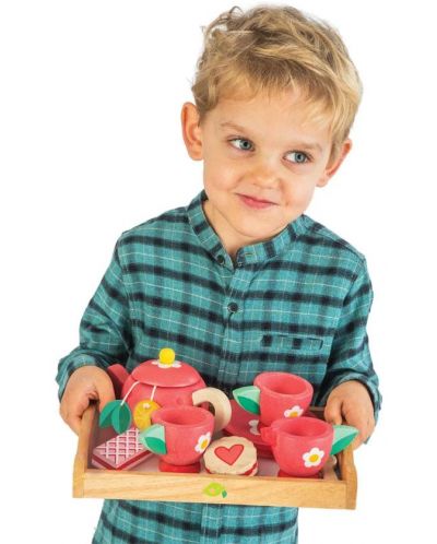 Дървен игрален комплект Tender Leaf Toys - Сервиз за чай - 2