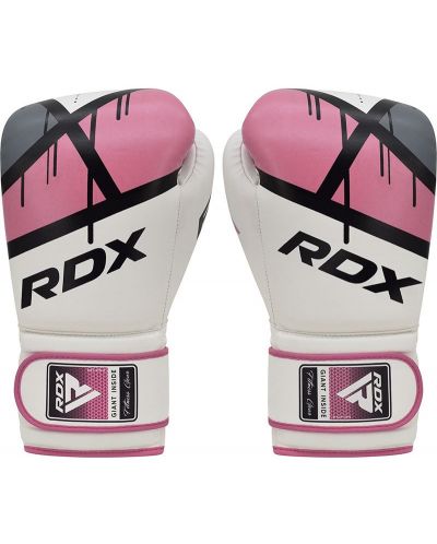Дамски боксови ръкавици RDX - BGR-F7 , бели/розови - 8