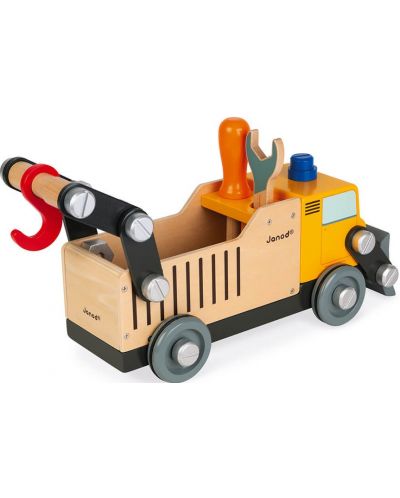 Дървена играчка Janod - Направи си камион Diy Brico Kids - 3