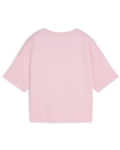 Дамска тениска Puma - Essentials Logo Cropped Tee ,  розова - 2