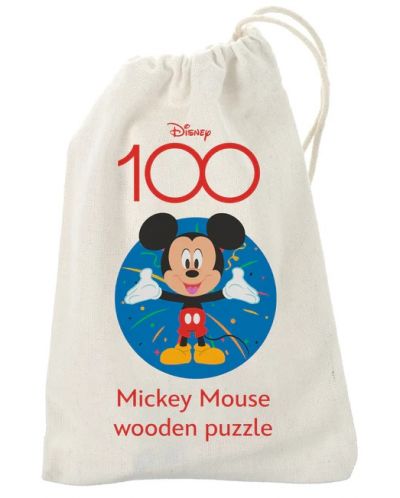 Дървен пъзел Orange Tree Toy - Disney 100, Мики Маус - 3