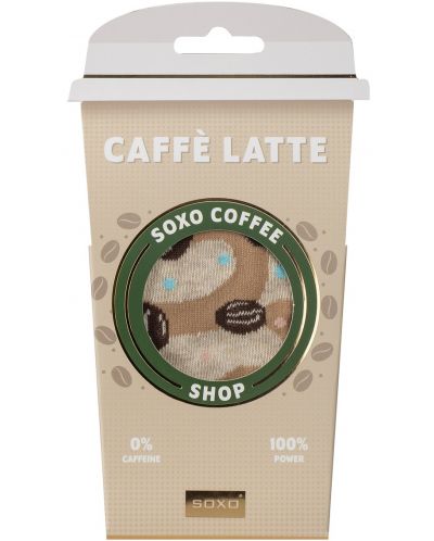Дамски чорапи SOXO - Caffe Latte - 1