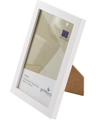 Дървена рамка за снимки Goldbuch Skandi - Бяла, 10 x 15 cm - 2