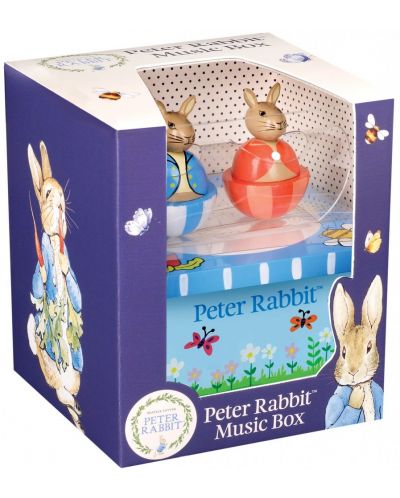 Дървена музикална кутия Orange Tree Toys Peter Rabbit - 2