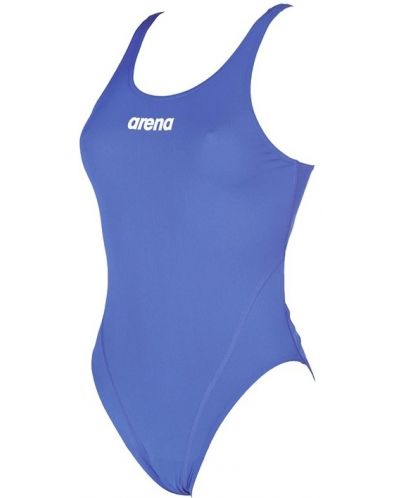 Дамски бански Arena - Solid Swim Tech High, размер UK30, син - 1