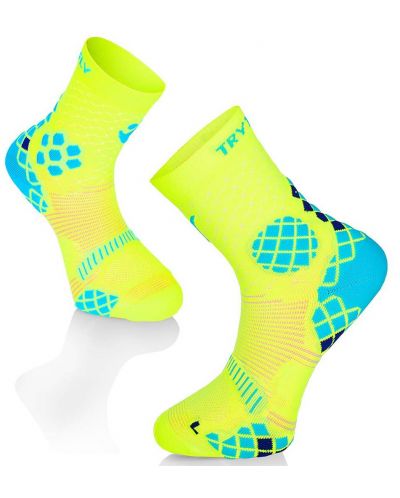 Дамски чорапи Pirin Hill - Try to Fly, размер 35-38, жълти - 1