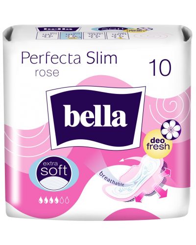 Bella Perfecta Slim Дамски превръзки Rose, 10 броя - 1