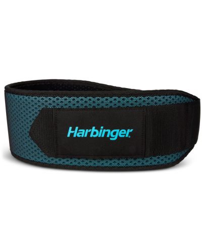 Дамски тренировъчен колан Harbinger - Hex Core Belt, 12 cm , черен/син - 2