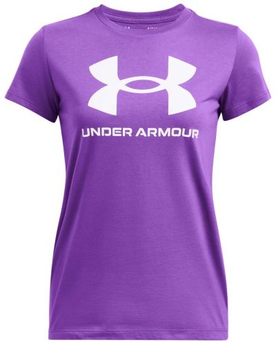 Дамска тениска Under Armour - Sportstyle Logo, лилава - 1