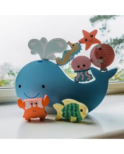 Дървена игра за балансиране Orаnge Tree Toys - Морски животни - 3