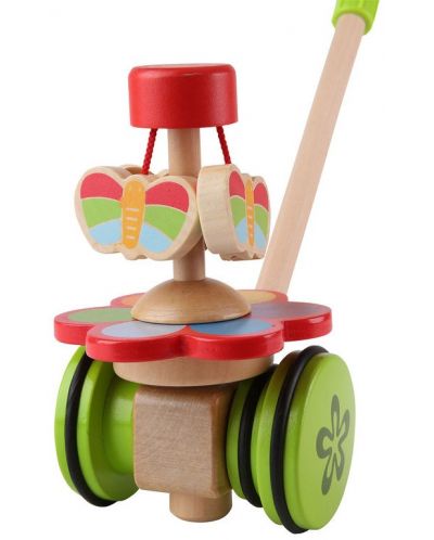 Дървена играчка за бутане HaPe International - Танцуваща пеперуда. дървена - 4