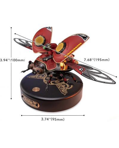 3D пъзел ROKR от 147 части - Скаутски бръмбар - 2
