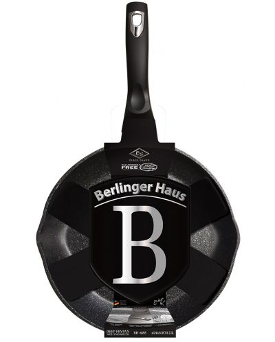 Дълбок тиган Berlinger Haus - Black Silver Collection, 24 cm, 2.3 l - 5