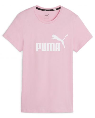 Дамска тениска Puma - Essentials Logo Tee, размер L, розова - 1