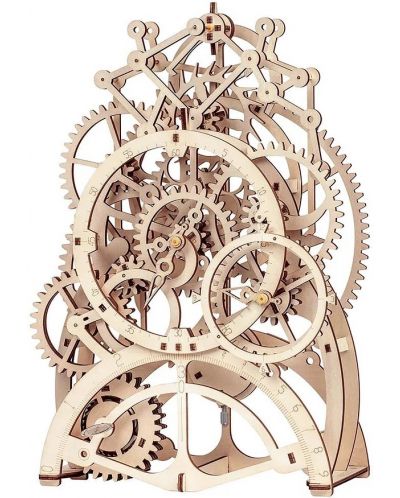 Дървен 3D пъзел Robo Time от 166 части - Часовник с махало - 1