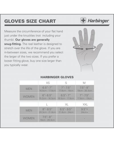 Дамски ръкавици Harbinger - Power , червени/черни - 3