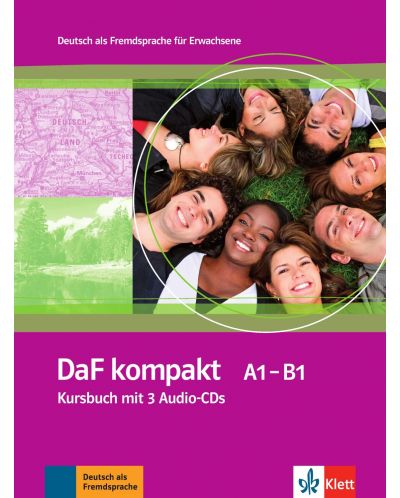 DaF kompakt A1-B1 Kursbuch mit 3 Audio-CDs - 1