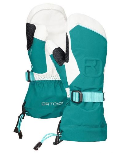 Дамски ръкавици Ortovox - Merino Freeride mitten, размер XS, зелени - 1