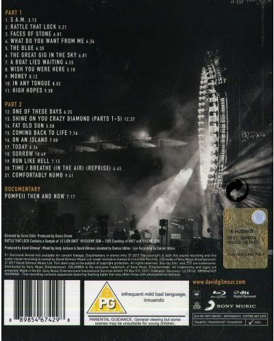 David Gilmour - Live At Pompeii (Blu-Ray) - 2