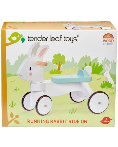 Дървена играчка за яздене Tender Leaf Toys - Зайче - 5