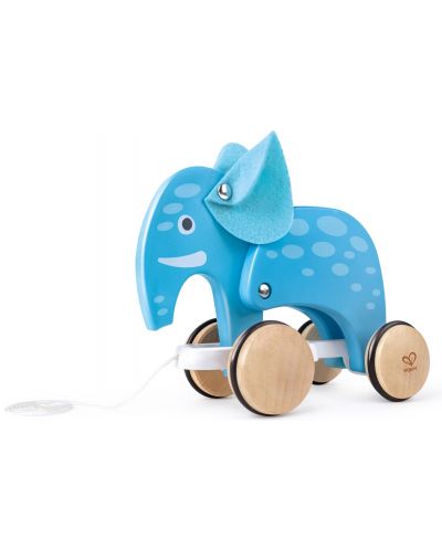 Дървена играчка HaPe International  - Слон на колела - 1