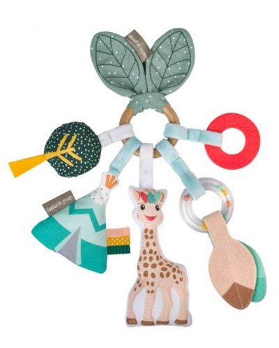 Дървена играчка Sophie la Girafe - Пръстен със занимателни елементи - 1