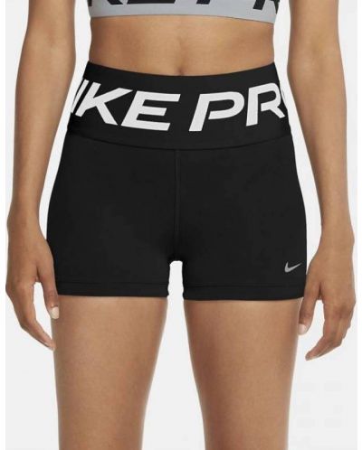 Дамски къси панталони Nike - Pro Novelty, размер M, черни - 4