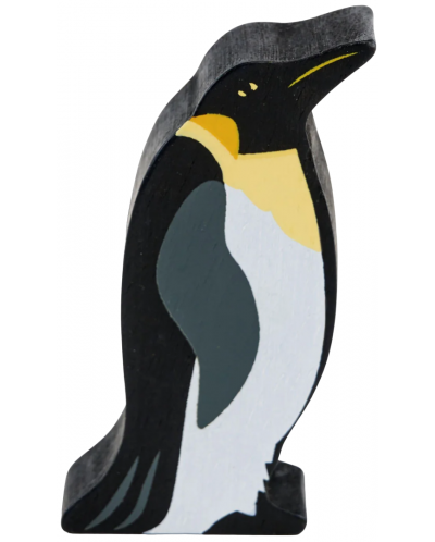 Дървена фигурка Tender Leaf Toys - Кралски пингвин - 1