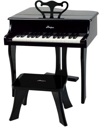 Дървена играчка Hape - Пиано, черно - 3