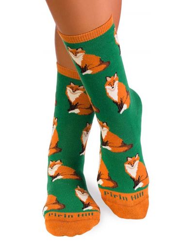 Дамски чорапи Pirin Hill - Forest Fox, размер 35-38, зелени - 1