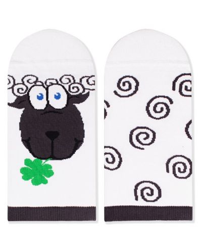 Дамски чорапи Pirin Hill - Farm Sheep Sneaker, размер 35-38, бели - 1